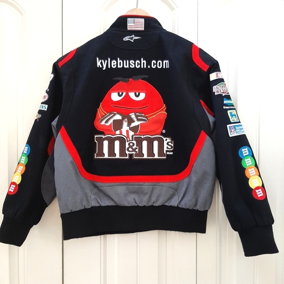 Nascar Kyle Busch M&M Kids Jacket - Picture 3 of 9